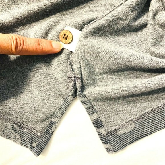 Tommy Bahama Polo T-Shirt Tropical Hawaiian Short Sleeve Stripe Gray Heavy L - Picture 7 of 12